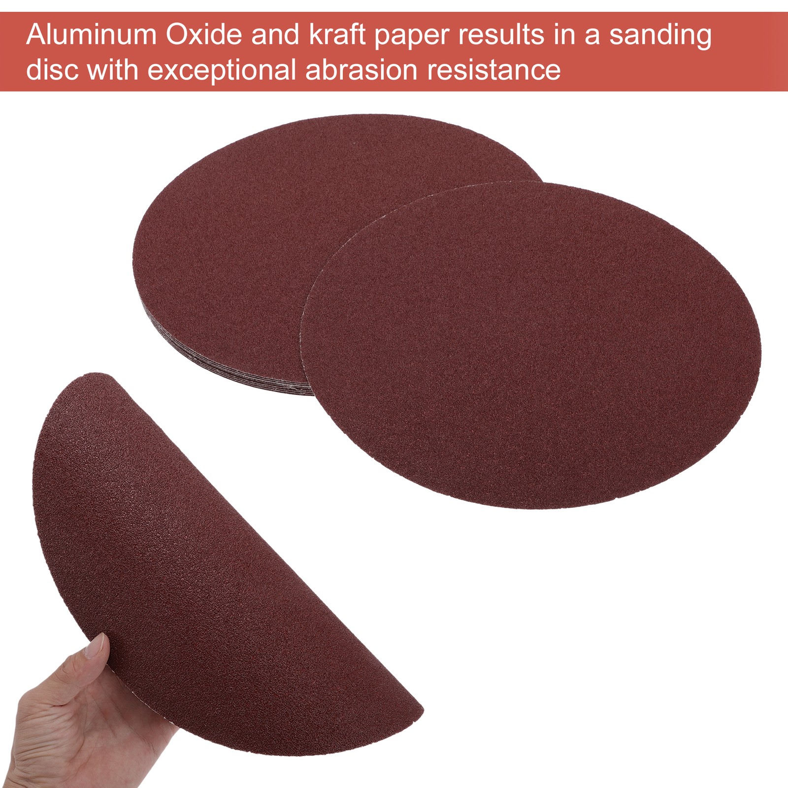 Universal 12″ Sanding Discs Round Hook and Loop Sandpaper 40 Grits Pack of 10