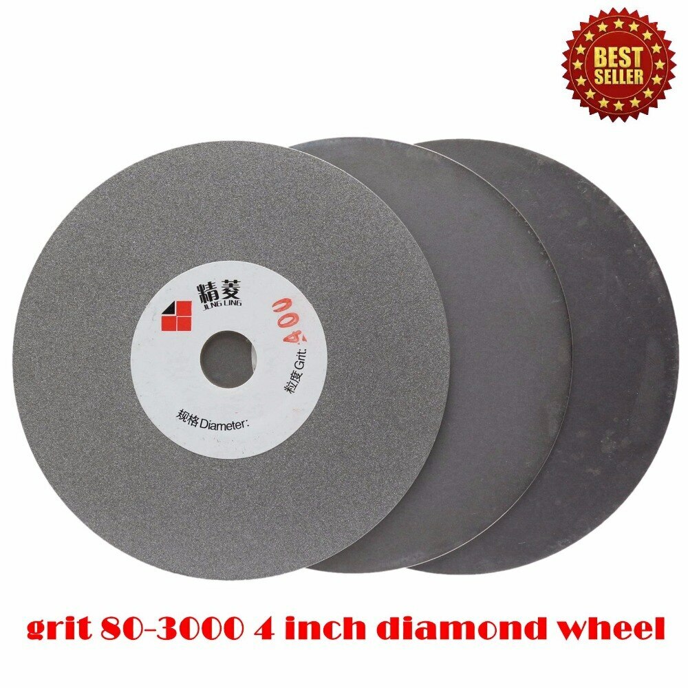 4″ in Diamond Grinding Discs Grit 80-3000 Flat Lap Disks Tools for Angle Grinder