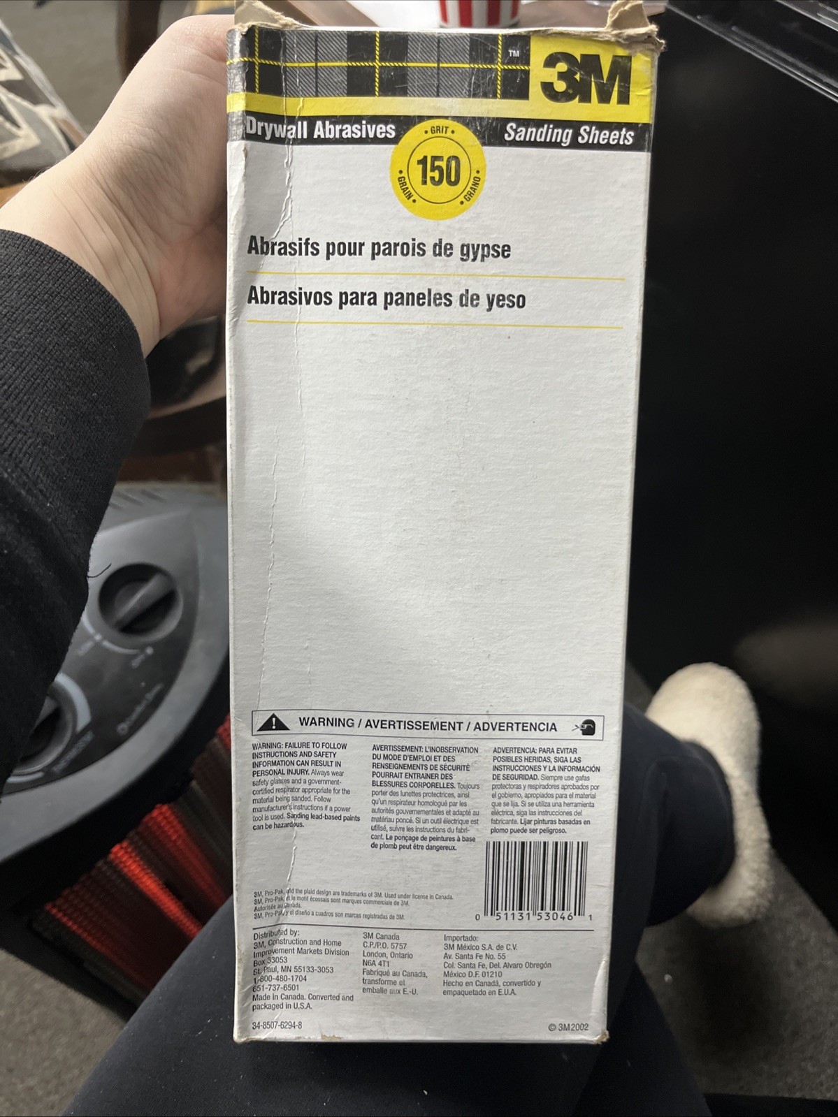 3M Drywall Abrasives 150 Grit Sanding Sheets 4 3/16 X 11 1/4 In. -25 Pack 53046