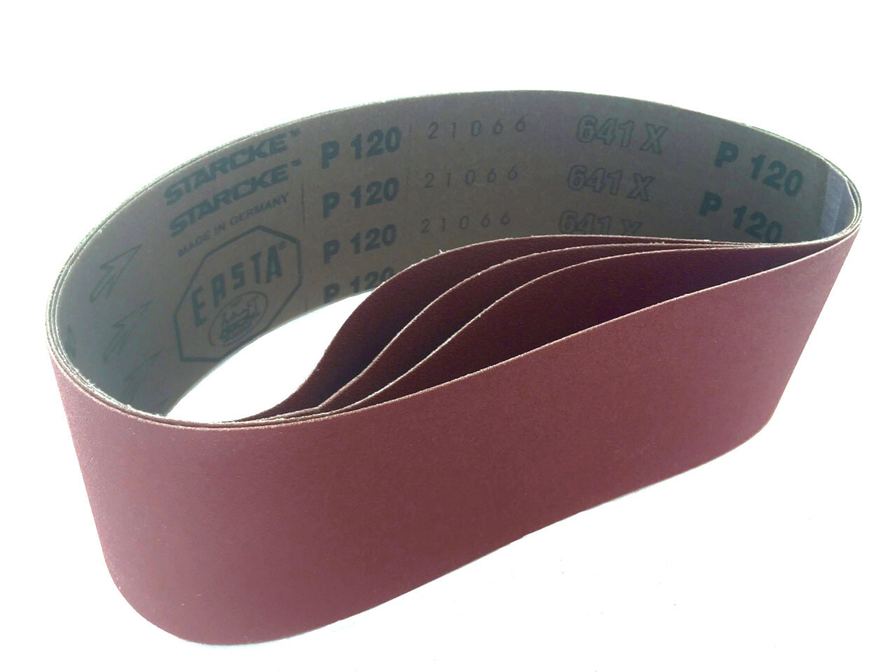 3-Inch X 21-Inch Industrial Quality Alum Oxide Sanding Belt (8 Pack, 80 Grit)