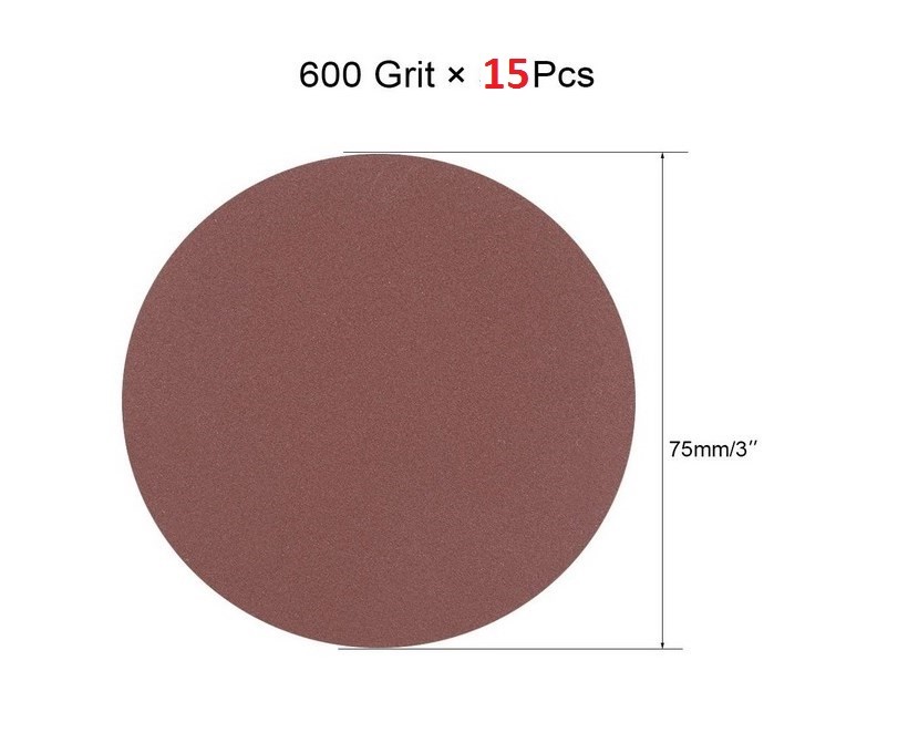 40pcs Hook and Loop 3 Inch 600 800 1000 3000 Grit Sand Paper Sanding Discs