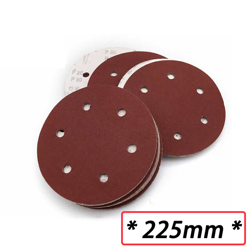 9inch Sanding Discs 40-2000 Grit Hook Loop 6-Hole Orbital Sander Paper Sandpaper