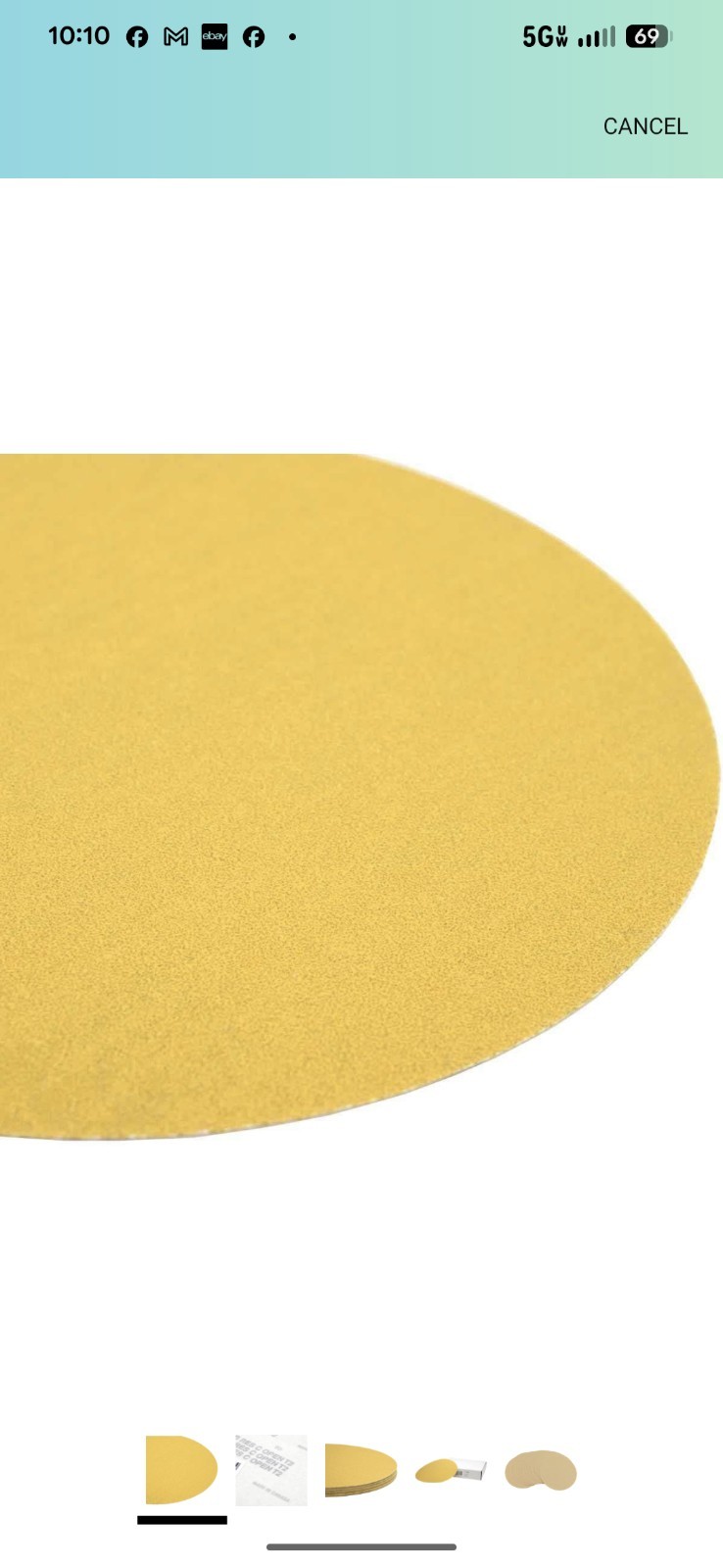 15 Norton 9-Inch Sanding Discs for Porter Cable 7800 Drywall Power Sander 100gri