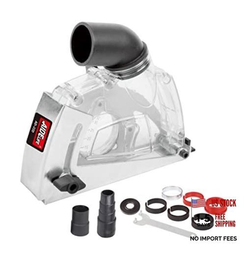 Aidelife Dust collecting Guard,Cutting Dust Shroud for Angle Grinders 4 Clear