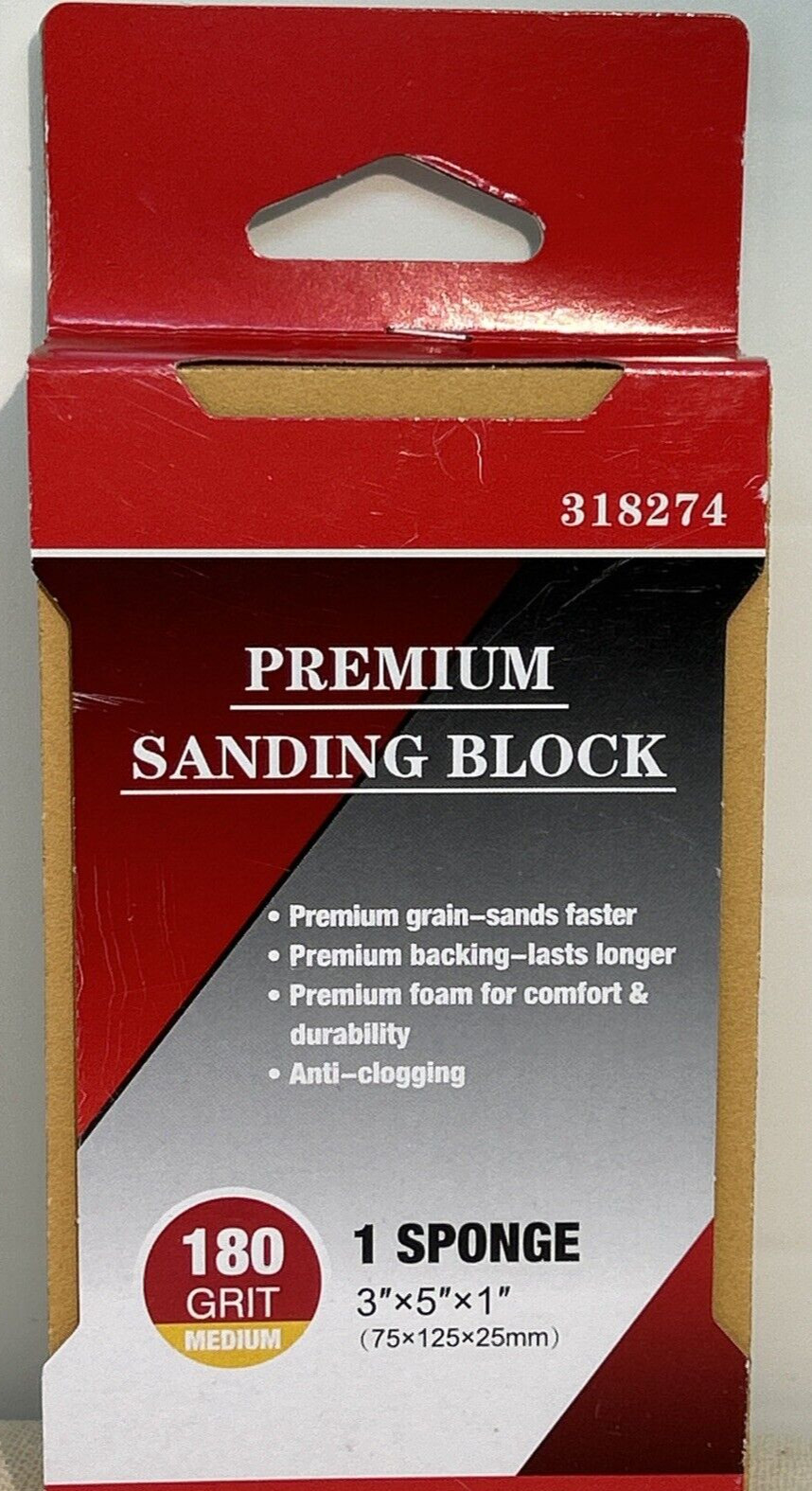 5 Sanding Block Sponge 60 180 400 36/80 80/120 Fine Medium Coarse Grit NEW Craft
