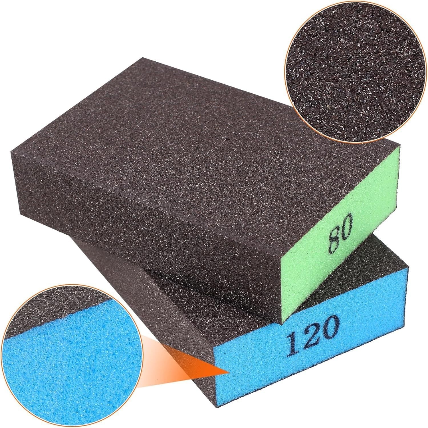Versatile Sandpaper Blocks Set for Woodworking, Drywall and Furniture Projects