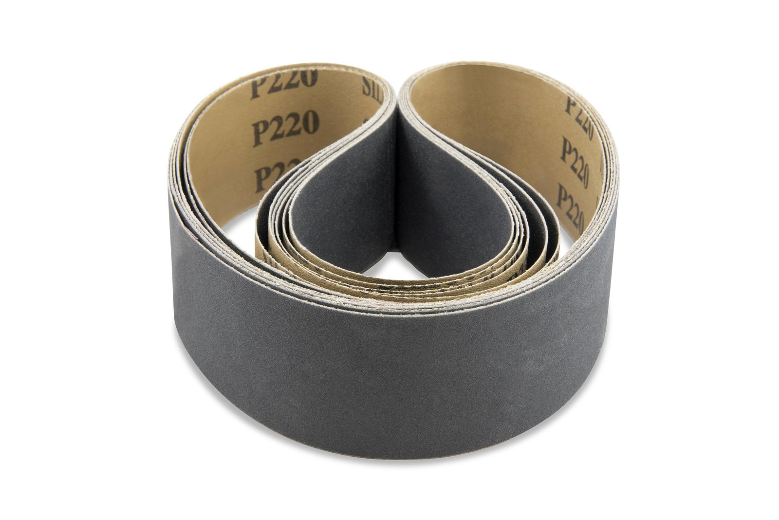 1 X 42 Inch 220 Grit Silicon Carbide Sanding Belts, 12 Pack