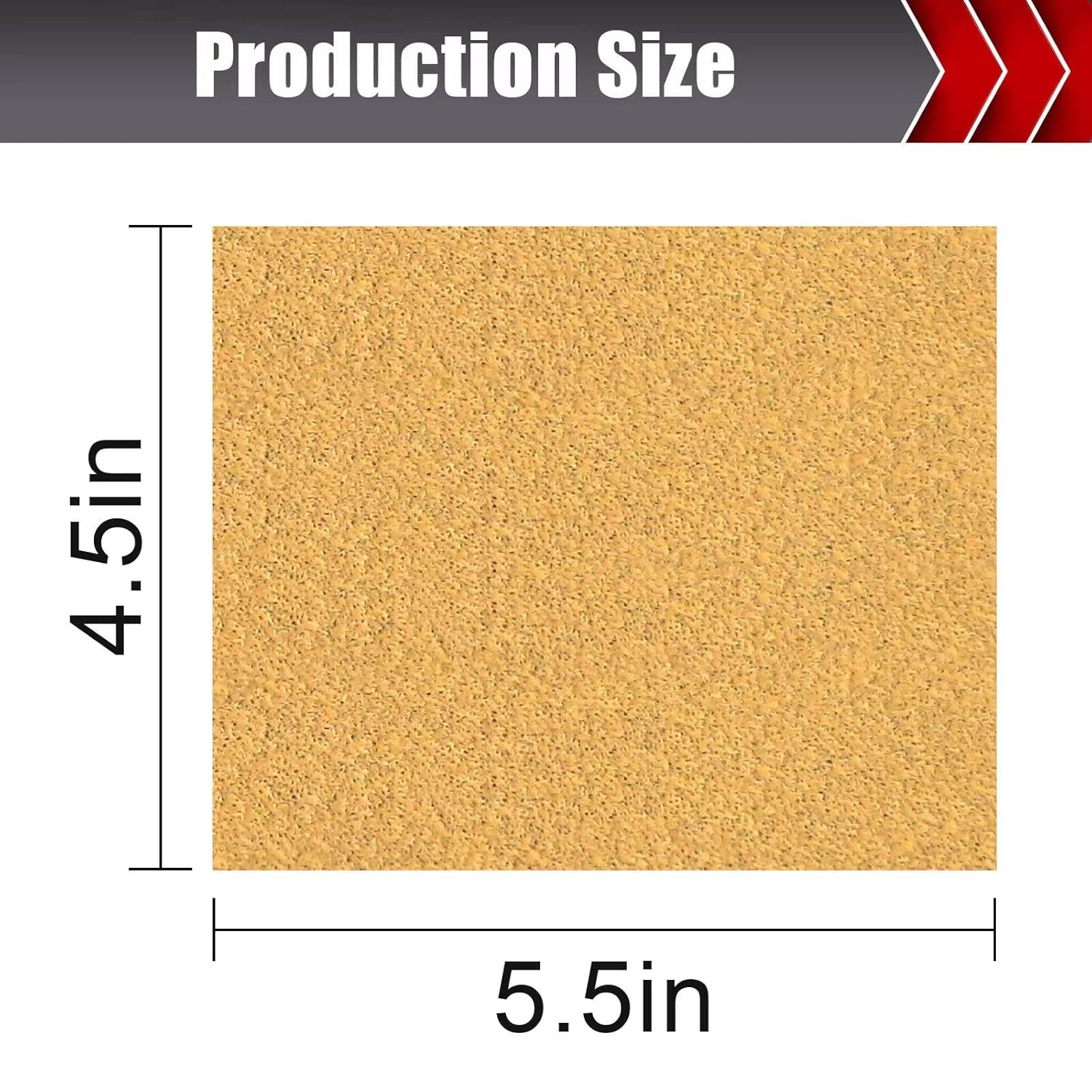 50 Pcs 1/4 Sheet Sandpaper, Premium Sand Paper 80/120/150/220/320/400 Grit Sandp