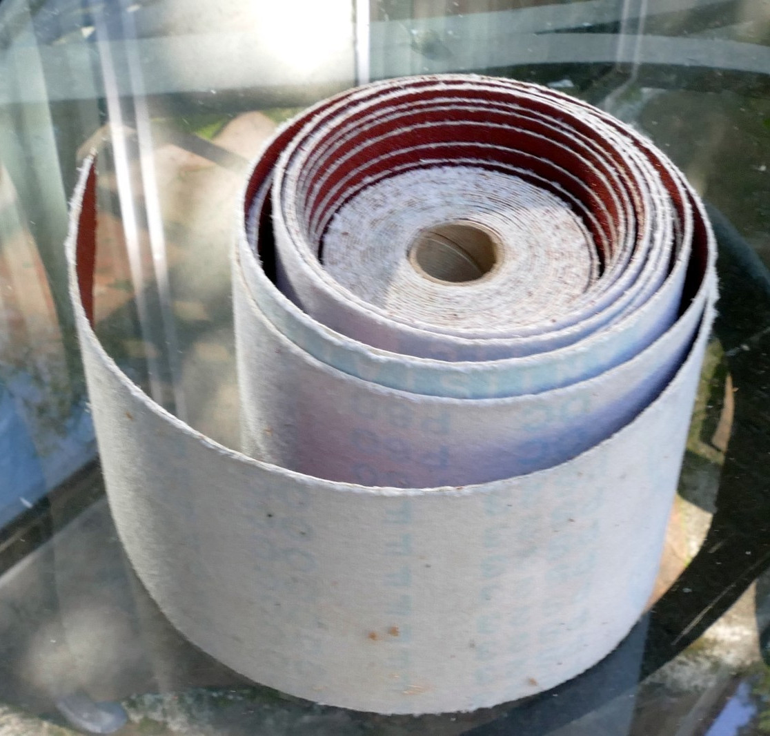 Klingspor 4.5″X 50 feet P60 grit Sanding Belt anti-Static PS 23 roll 100mm