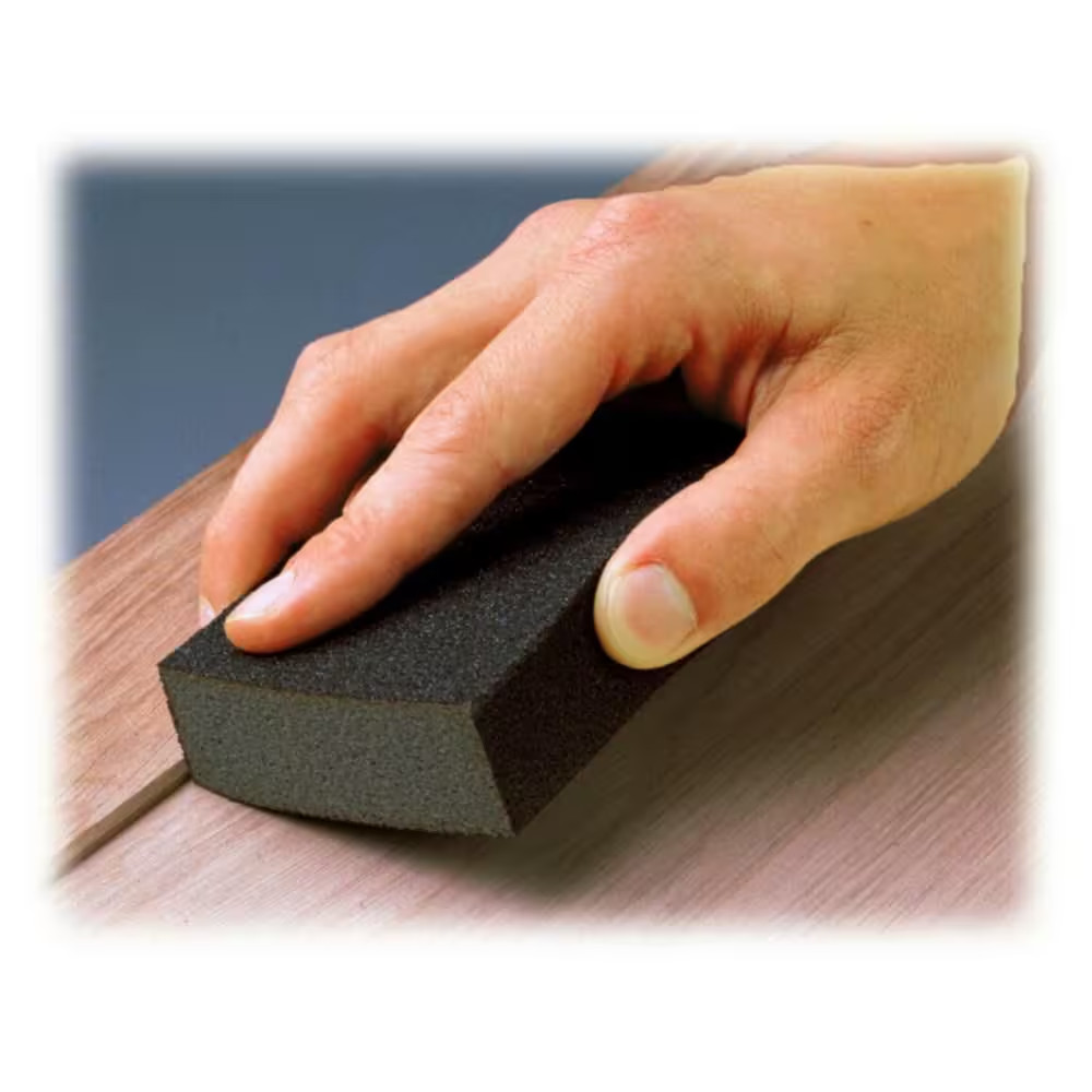 General Purpose Sanding Sponge 4.5 In. X 2.5 In. X 1 In. 120 Fine-Grit (3-Pack)