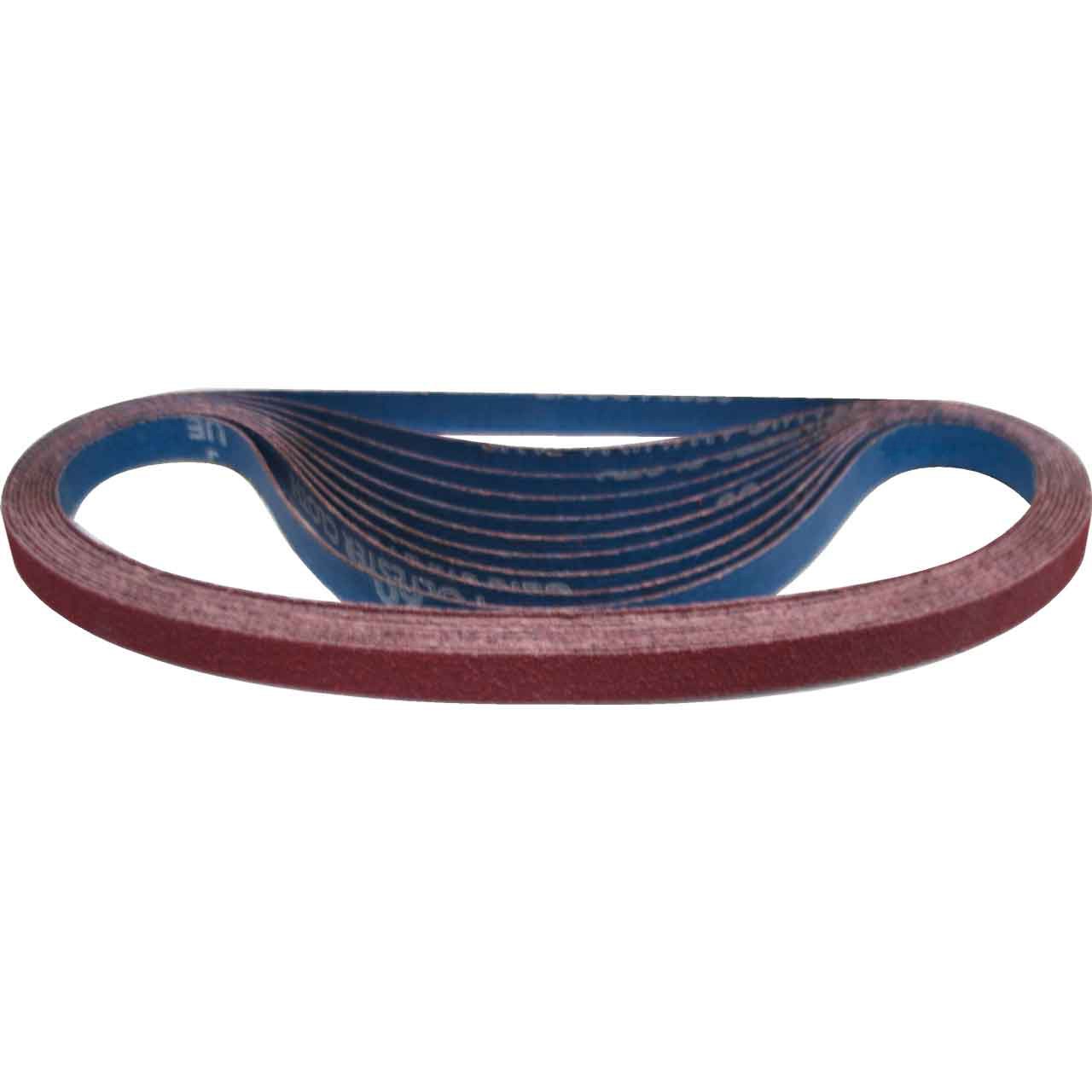 Norton 78072760092 1/2×24” SG R981 Coated CA Cloth File Belts 40 Grit 50 pk