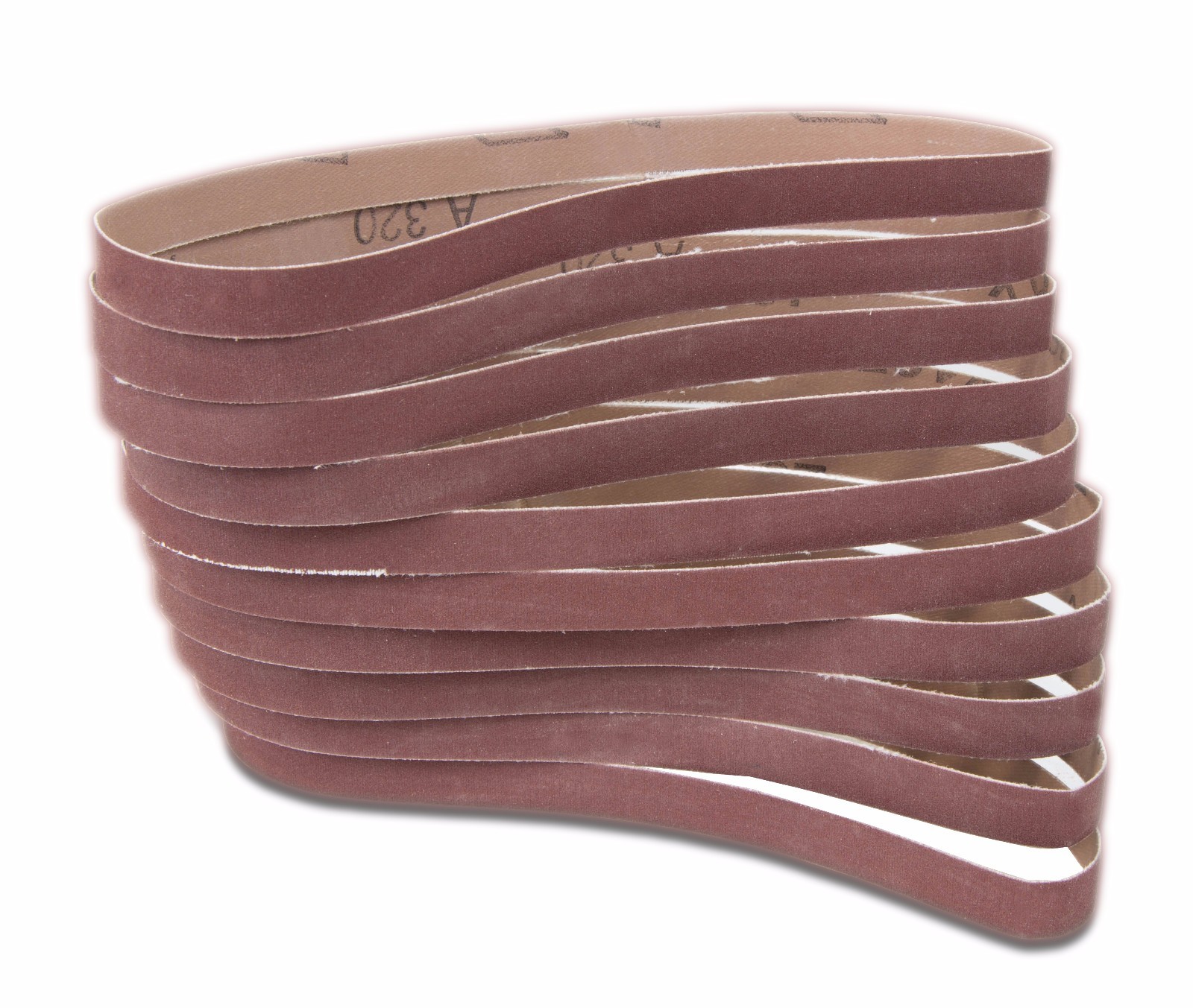 WEN 6307SP120 120-Grit 1/2 x 18-Inch Sanding Belt Sandpaper (10 Pack)