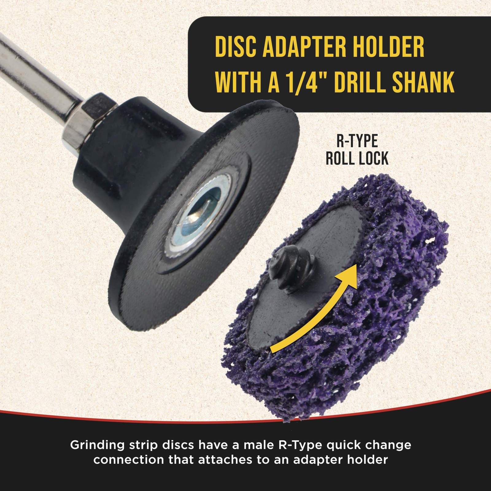 Dura-Gold 11-Piece 2″ Diameter Abrasive Stripping Brush Wheel Set – 10 Quick …
