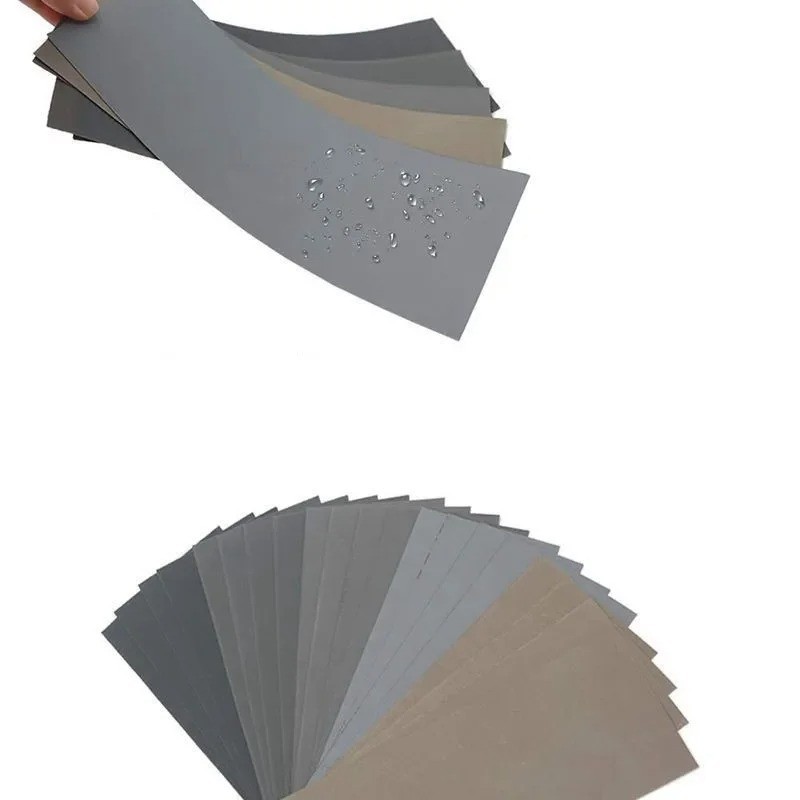 Wet Dry Sandpaper Assorted Grit 1000-7000 Automotive Wood Metal Polishing 20pc