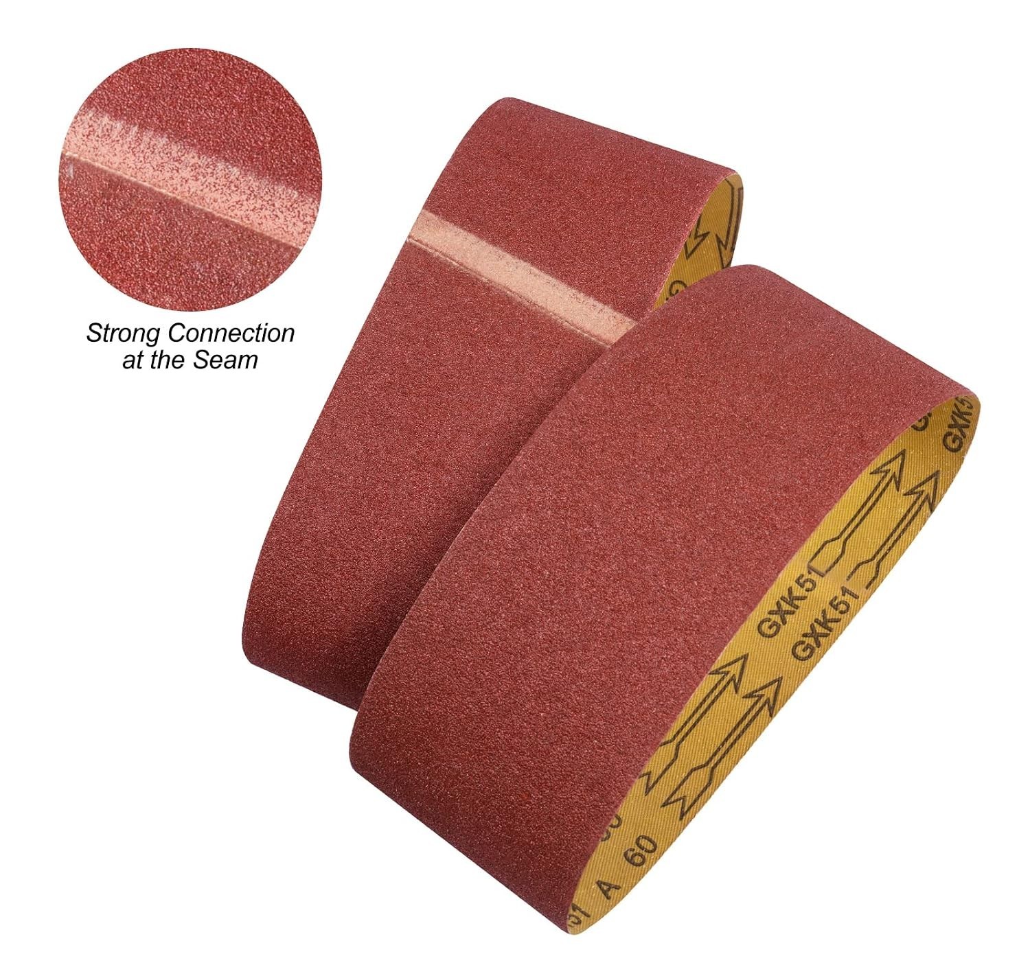 3×18 Sanding Belts 20PCS Belt Sander Paper Aluminum Oxide 3 Each of 60/80/120…