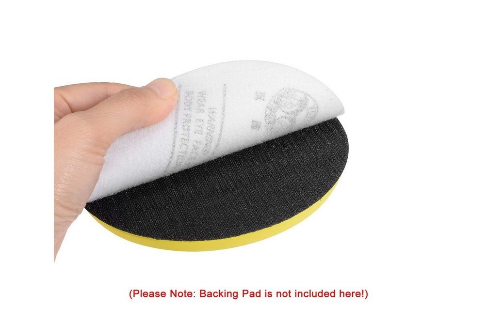 6″ 10000 Grit Waterproof Hook & Loop Sanding Discs, 5 Discs