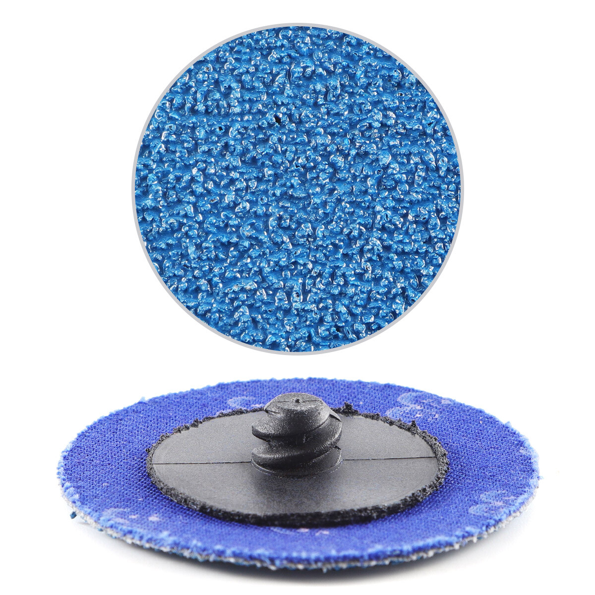 2 inch 36 Grit Zirconia Roll Lock Die Grinder Quick Change Sanding Discs 50PCS