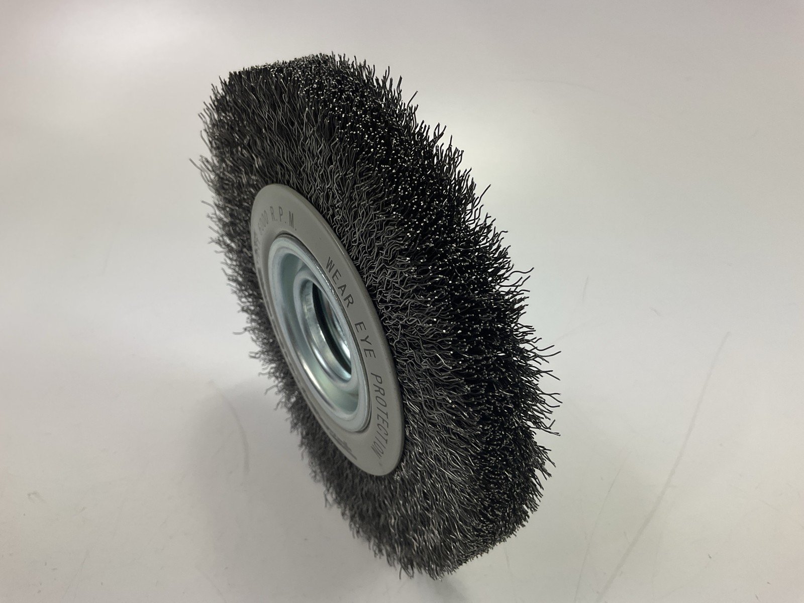 Forney 72896 Command PRO Wire Wheel, Crimped, 6 In X .014 In X 1/2 In – 5/8 In