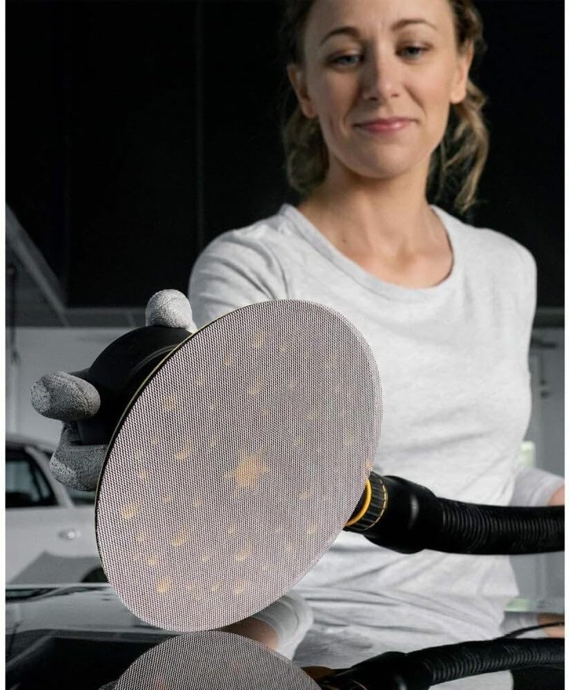Efficient 6″ Multi-Grit Sanding Discs, 35 Pack