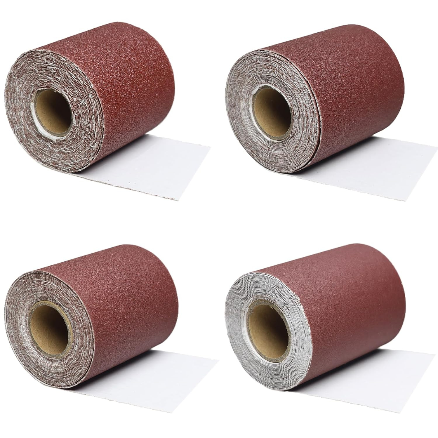 Total 20 Yard 2-3/4 Inch Wide PSA Sandpaper Roll Assorted – 80 120 220 400 Gr…