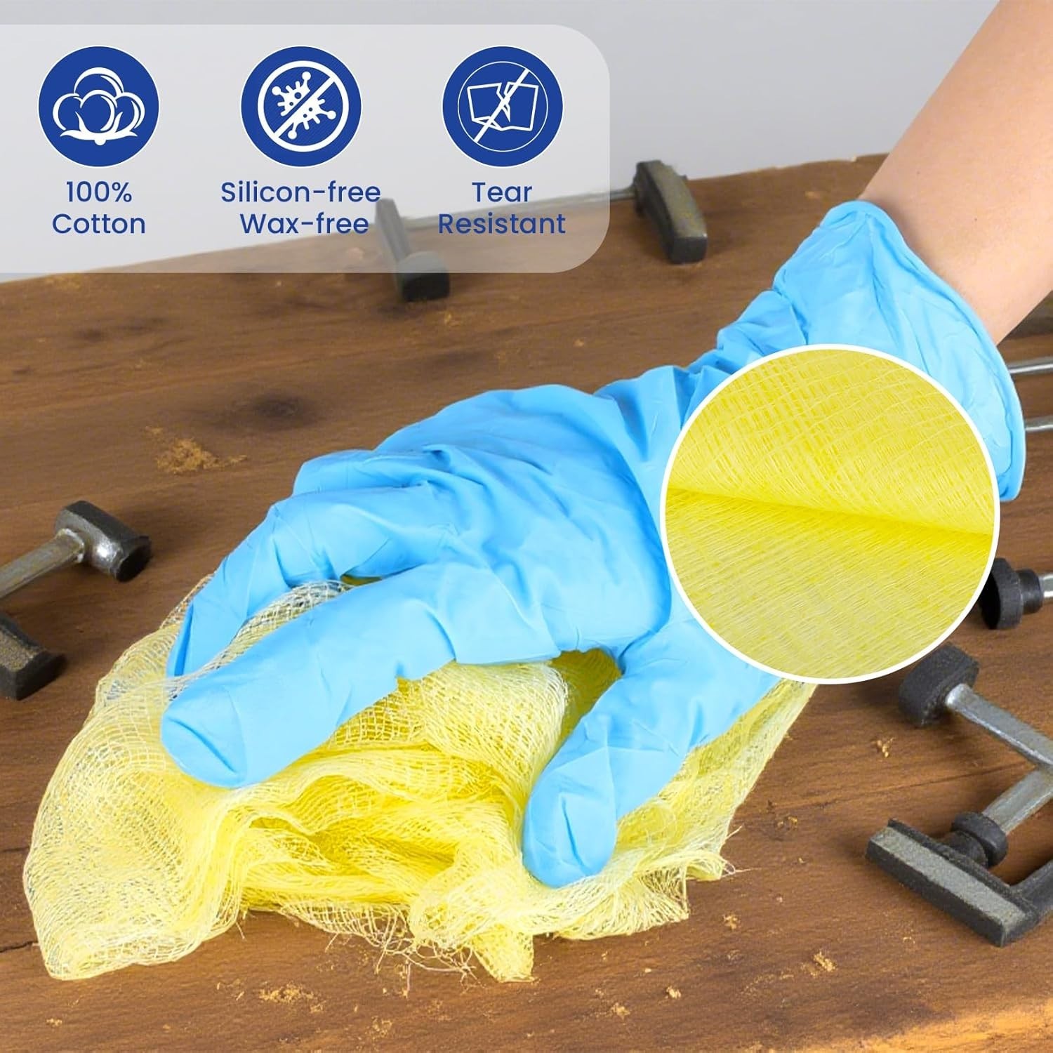 Tack Cloth 16Pcs 36 Inch CAREGY Removing Dust Woodworking Sanding Particles