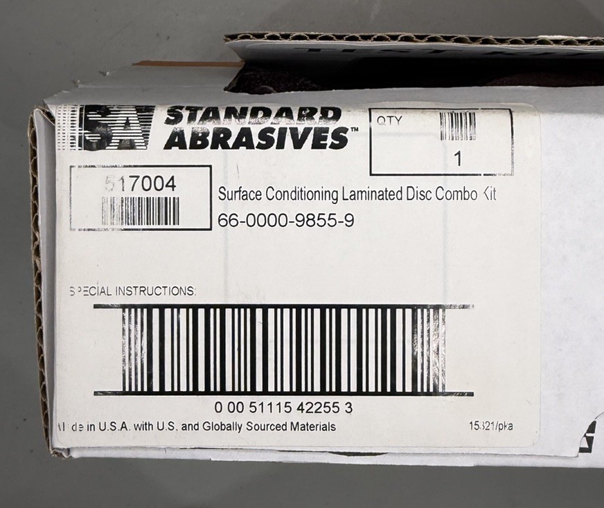 Standard Abrasives Brite Rite Test Kit Surface Conditioning Combo NEW