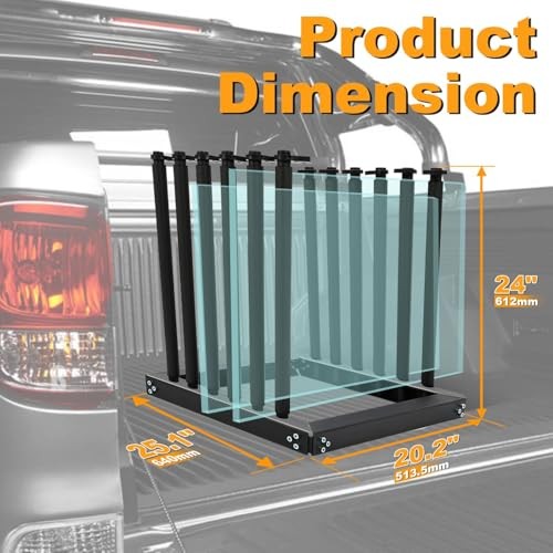 5-Lite Windshield Glass Rack 24-Inch Height Windshield Rack Auto Glass