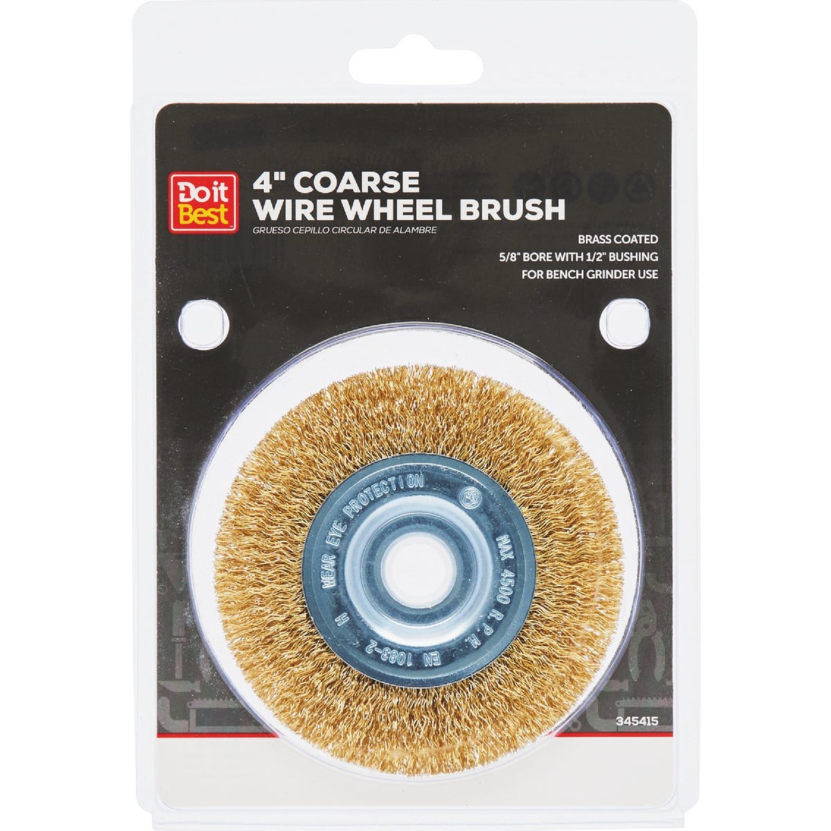 Do it Best 4 In. Coarse Bench Grinder Wire Wheel 600 510-9009 SIM Supply, Inc.