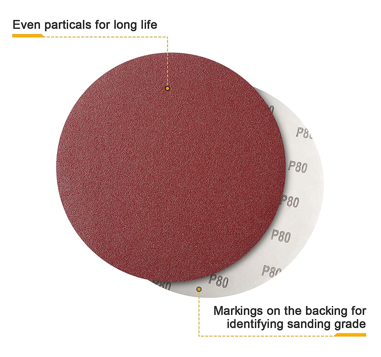 22x Sanding Belts 4 x36 in Sander Belt 6 in PSA Self Adhesive Discs 80-400 Grit