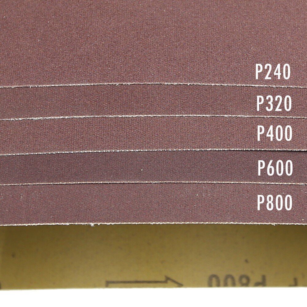 10 Pieces 686 * 50mm Abrasive Sanding Belts 2in * 27in P40-P1500 Coarse to Fine