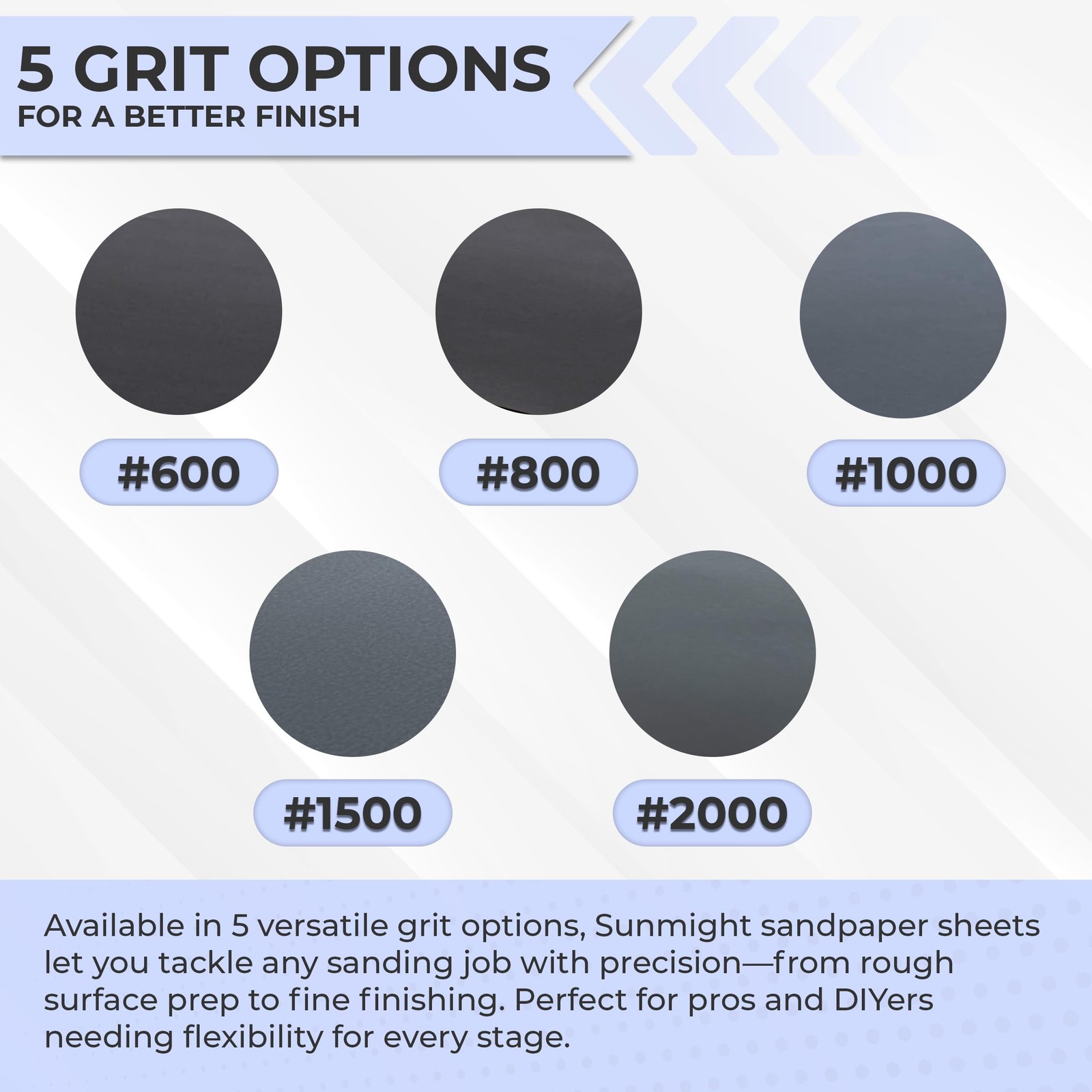9″ X 11″ 1200 Grit Sandpaper Sheets – Waterproof Sand with Aluminum Oxide Gra…