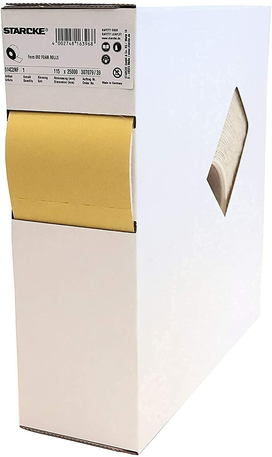 Starcke Premium Perforated Sanding Sheets Roll 4-1/2 Inch Wide x 27 Yards