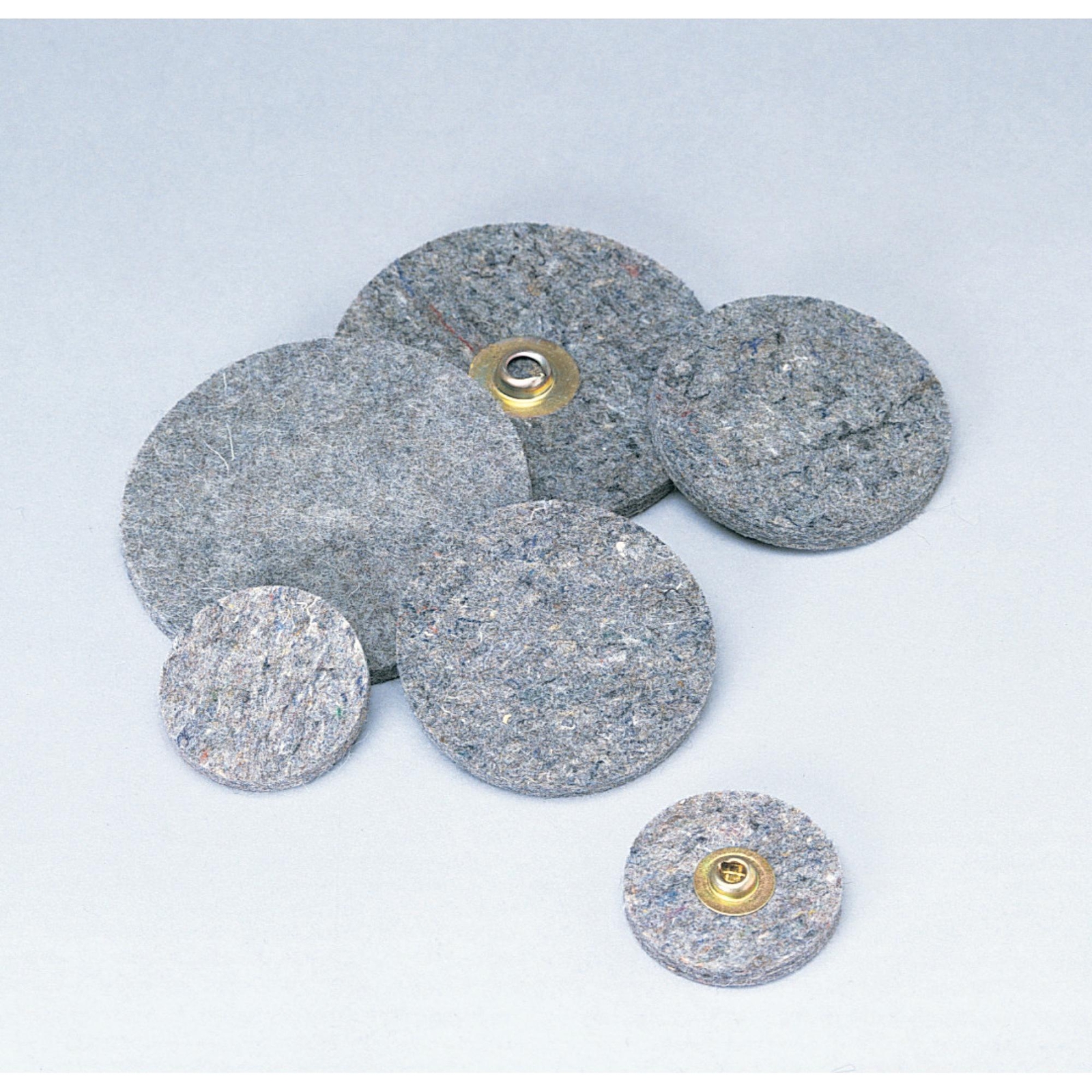 Standard Abrasives Quick Change TR Felt Polishing Disc 840380, 2 in,10/Carton