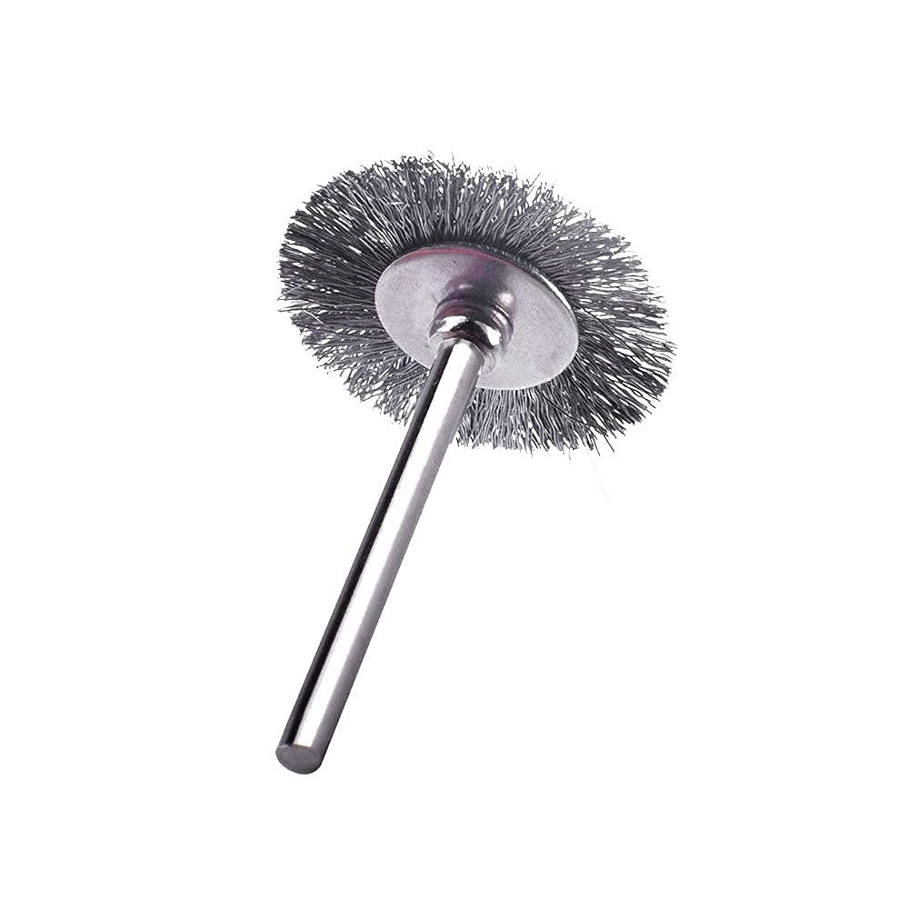 15 Pcs T Shape Stainless Steel Wire Brushes Wheel 1/8” Mandrel Rust Removed …