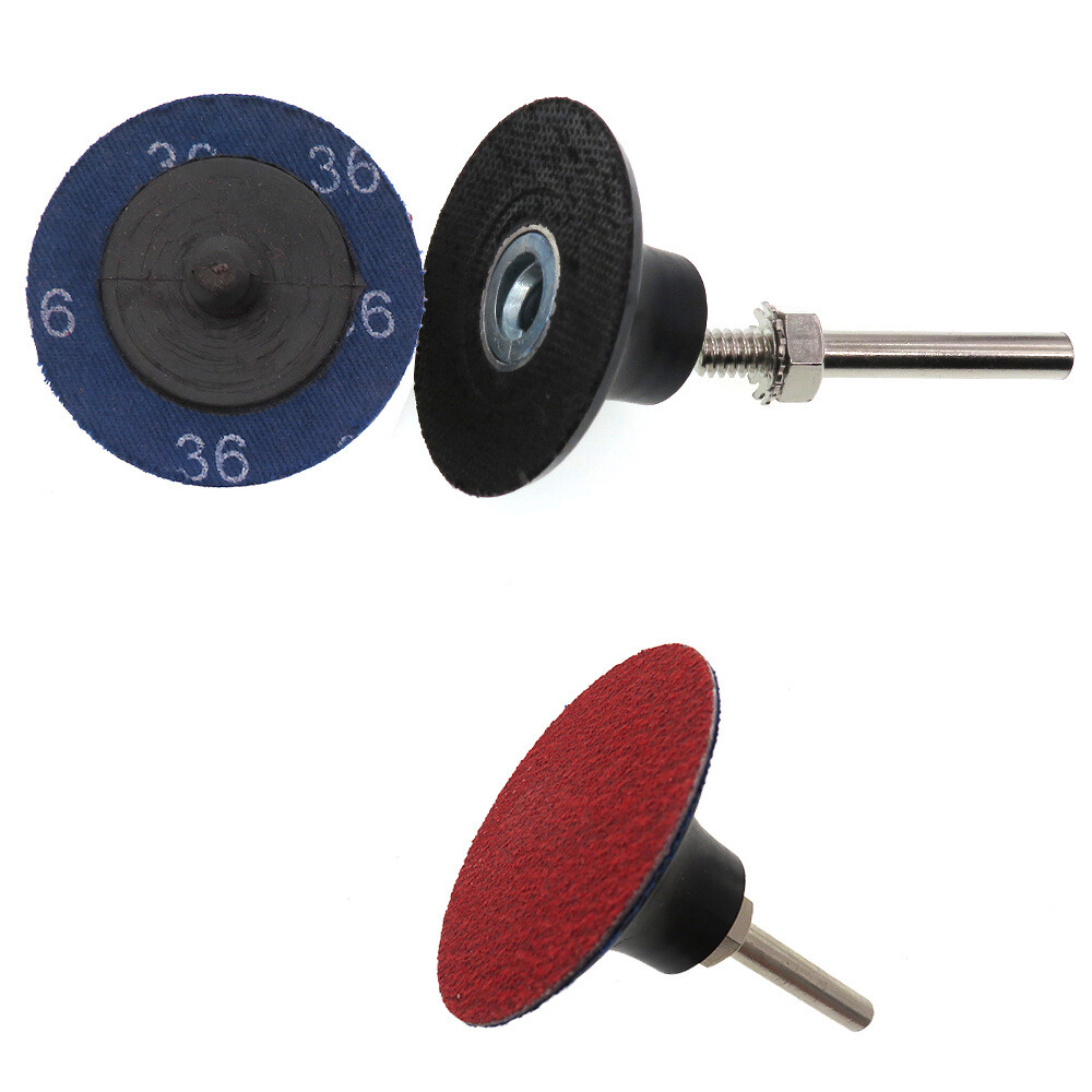 2 Inch 50mm Sanding Discs Roll Lock Quick Change Grinding Disc 36/80/120 Grit