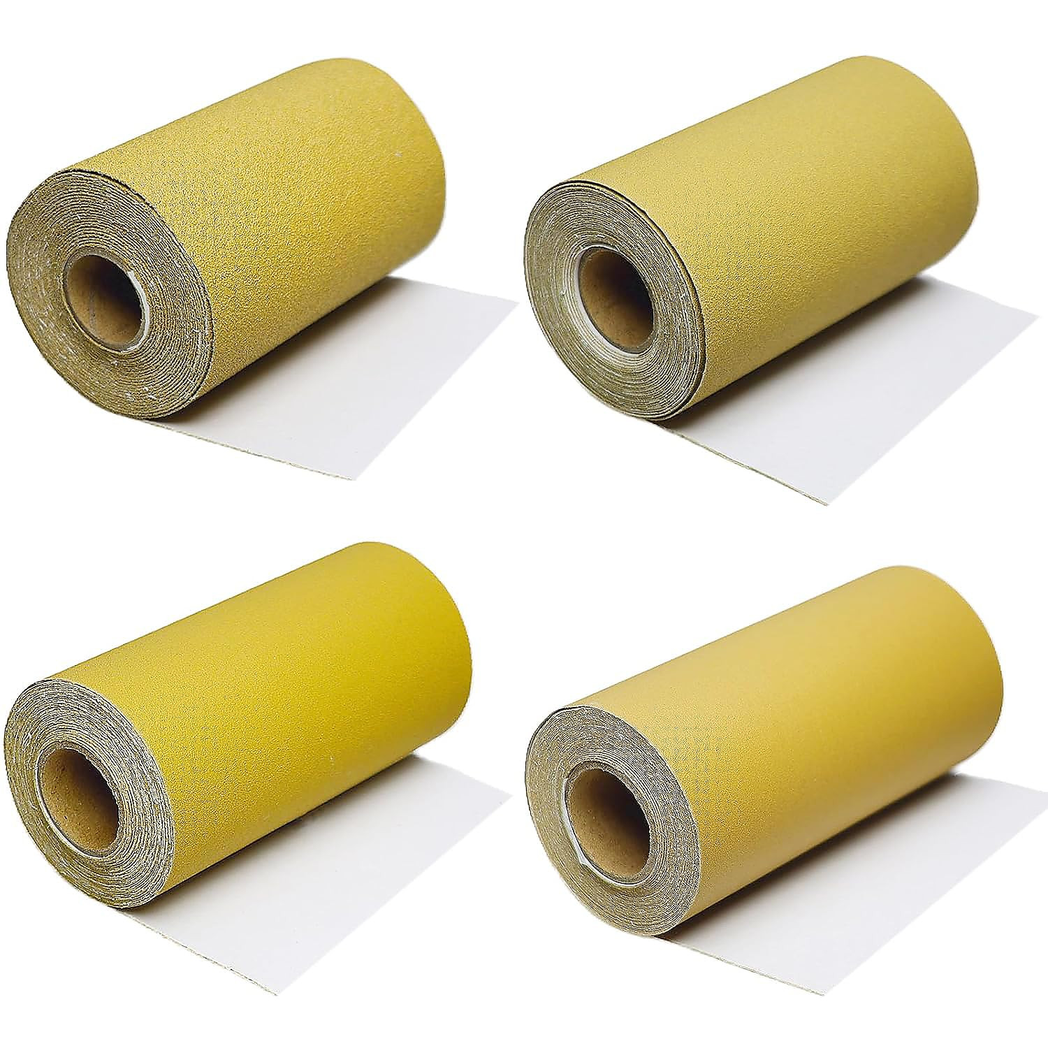 Total 20 Yards Long 4-1/2″ Wide Continuous Roll Set – 80 120 220 320 Grit