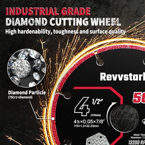 4 1/2 Inch Diamond Cutting Wheel – 4-1/2 Cut Off Wheel for Angle 3.0 4.5″x7/8in.