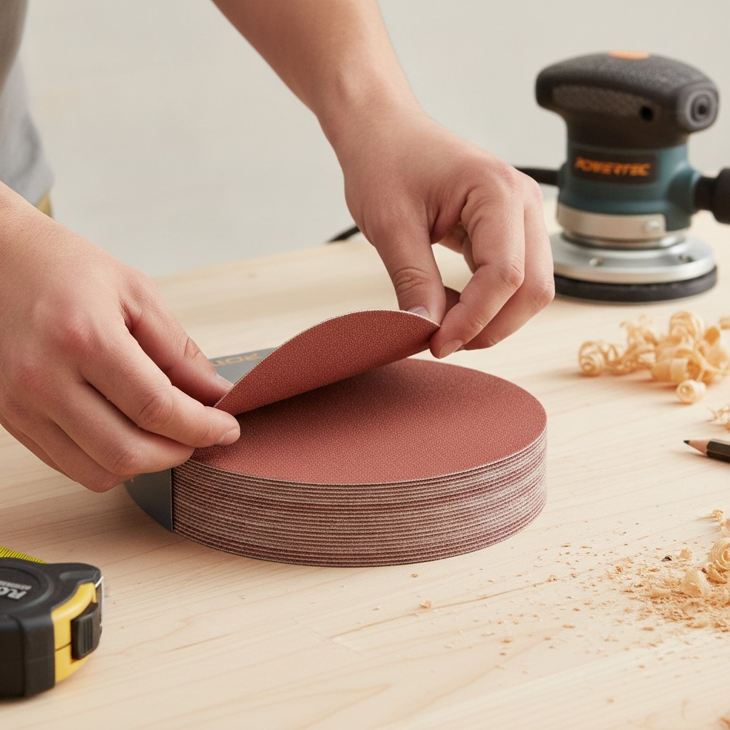 Efficient 6-Inch 80 Grit Sanding Discs – Self-Stick for Rust Removal & Finishing