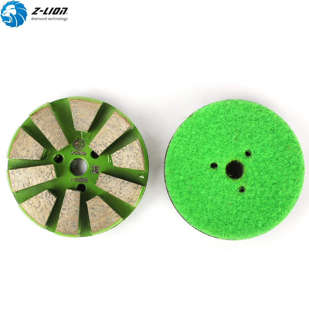 3″ 10 Segments Metal Bond Diamond Grinding Polishing Pad Concrete Marble Granite