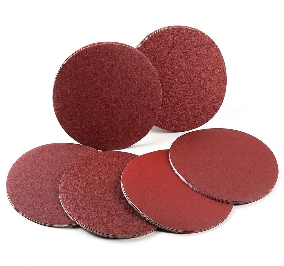130x 6 in PSA Adhesive Sanding Disc 60-1000 Grit DA Sander Sandpaper Sticky Back