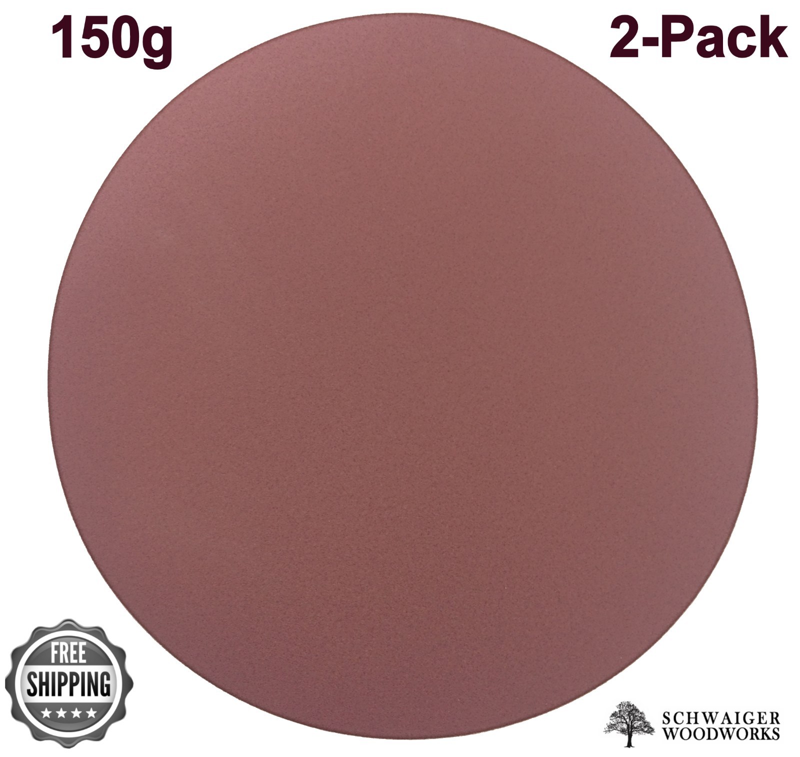 Klingspor 20″ inch diameter Sanding Disc, 150 grit, 2 pk, Peel & Stick Germany
