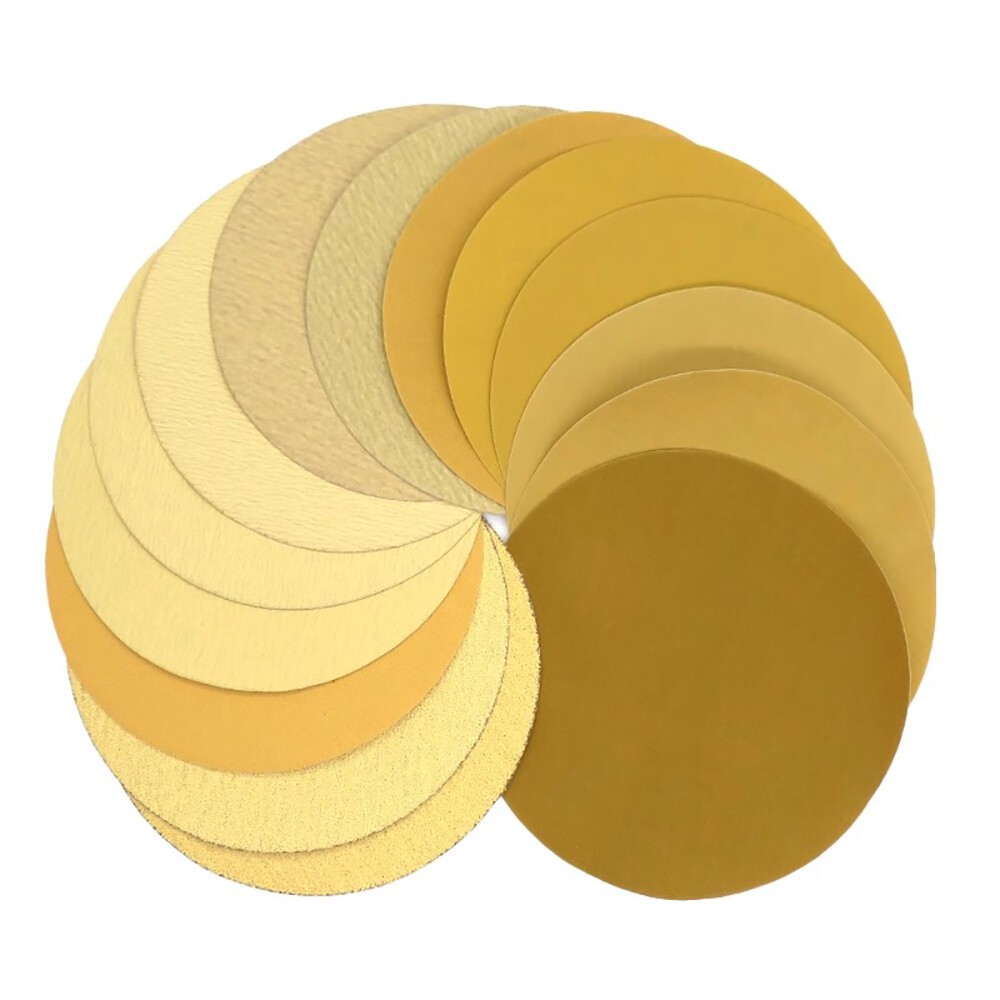 75/125/225mm Self Adhesive Sanding Disc 80-1000 Grit Hook & Loop Sandpaper Pads