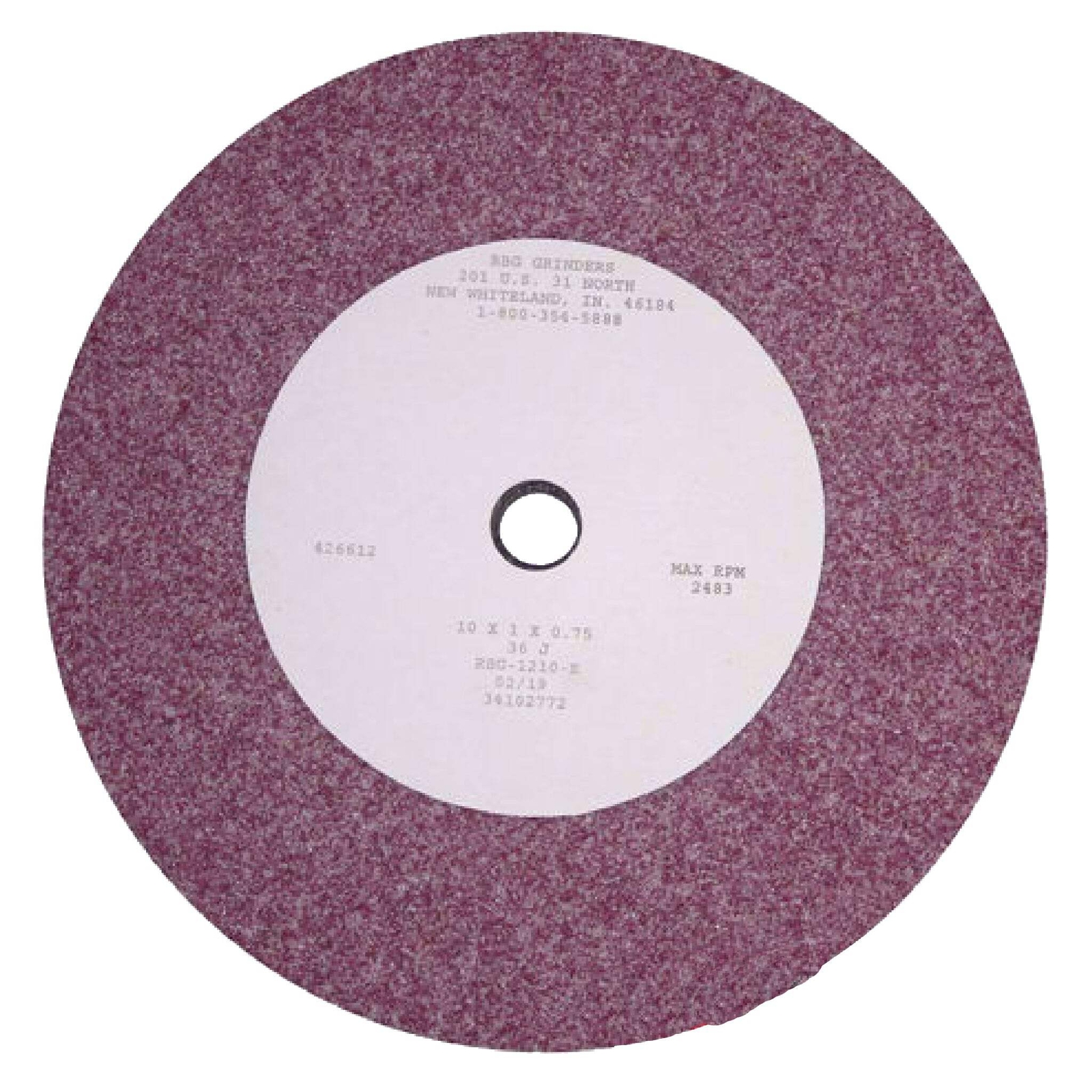 2PK RBG 1208 Lawn Mower Blade Grinding Wheel 567911 36 Grit 8″ Sharpening Stone