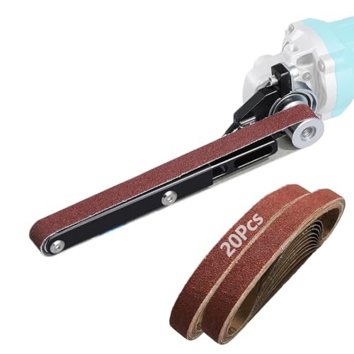 Belt Sander Attachments for Angle Grinder,Aluminum Alloy Detailing Bandfile S…