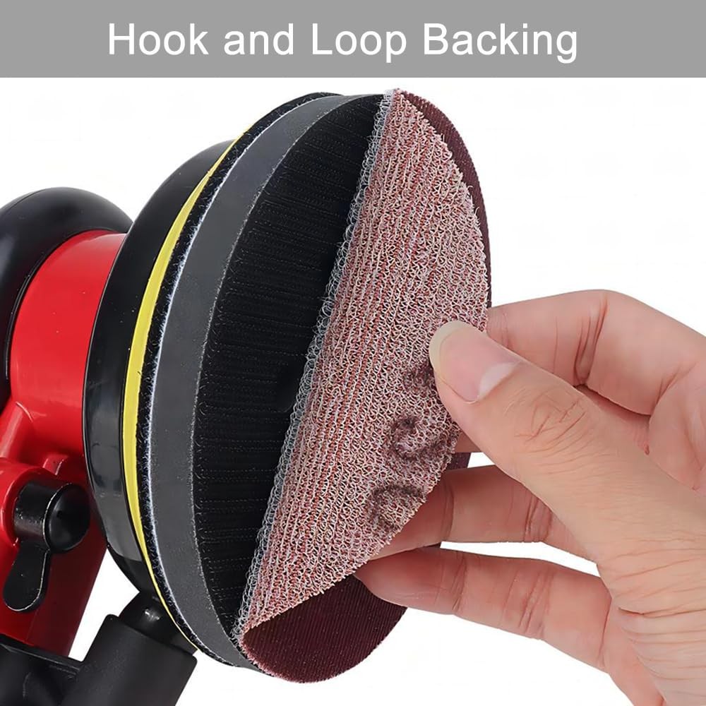 6 Inch 50 Pcs Wet Dry Sanding Discs Hook and Loop 1000-5000 Mixed Grits