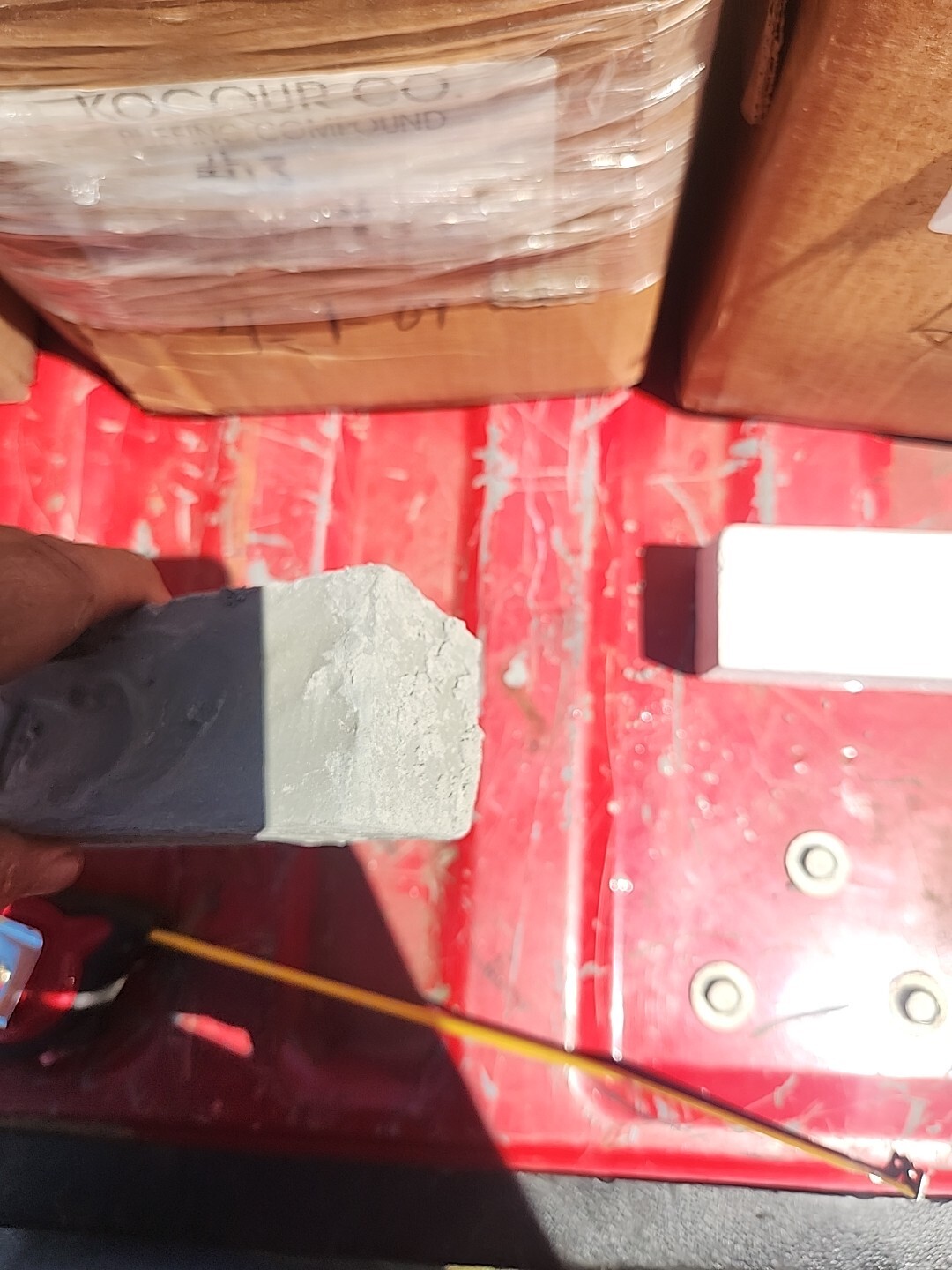 I BRICK 2# KOCOUR POLISHING BUFFING COMPOUND #13 SEE PHOTO DESCRIPTION HAVE MORE
