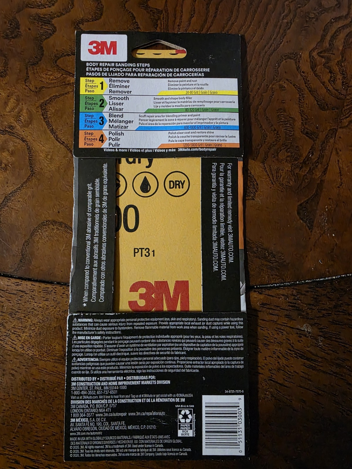 3M Wet or dry Automotive Sandpaper – 2000 Grit, 25 Sheets (5-Packs)