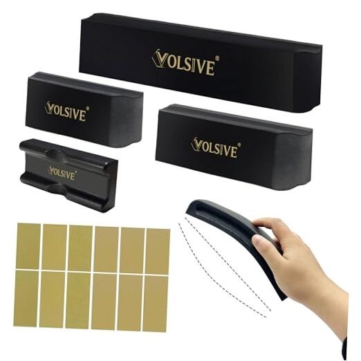 24Pcs PSA Adjustable Sanding Block Kit,Hand Abrasives Auto Body Sanding Block