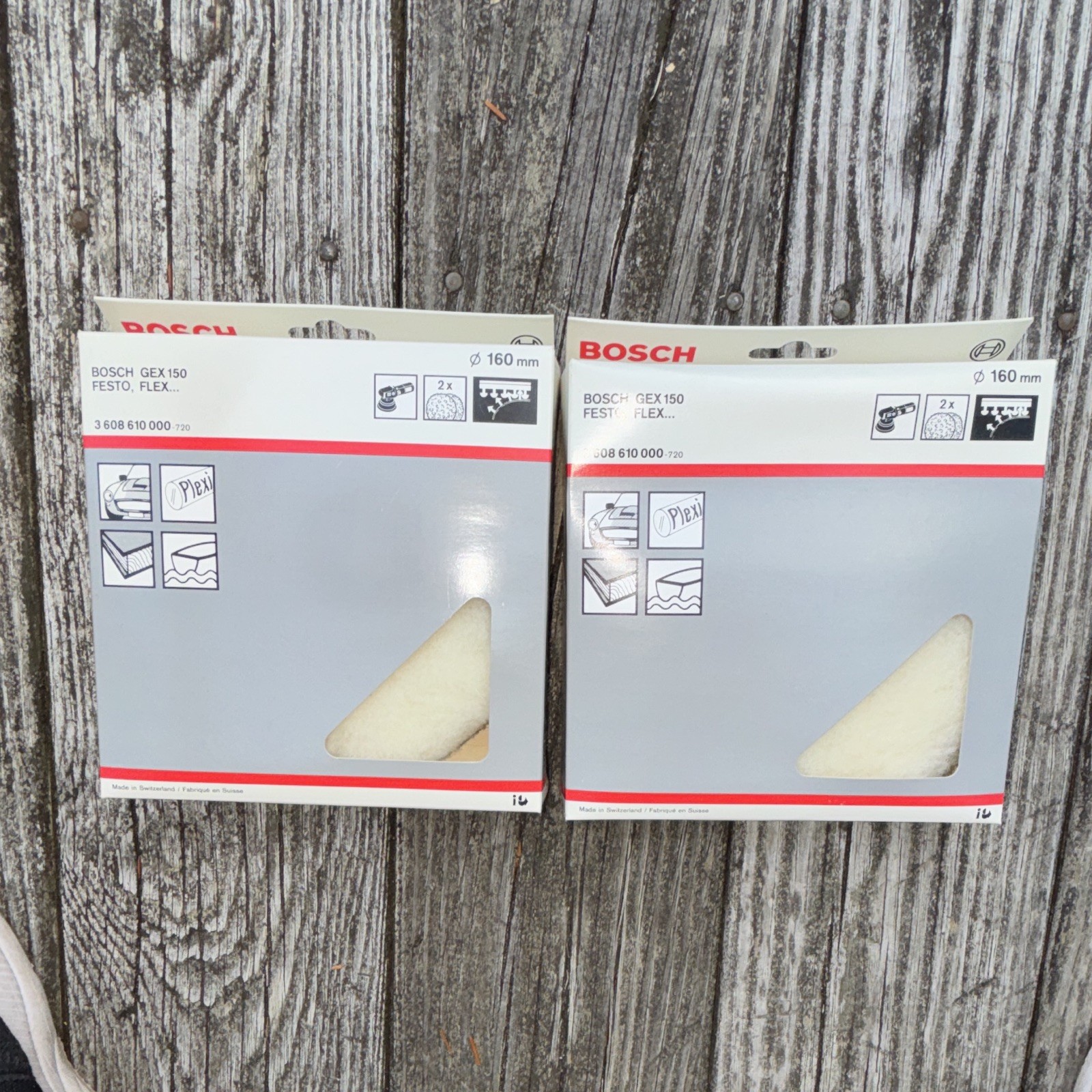 Bosch GEX 150 160mm Sanding Discs Assorted Grit 40-220 LOT OF 20