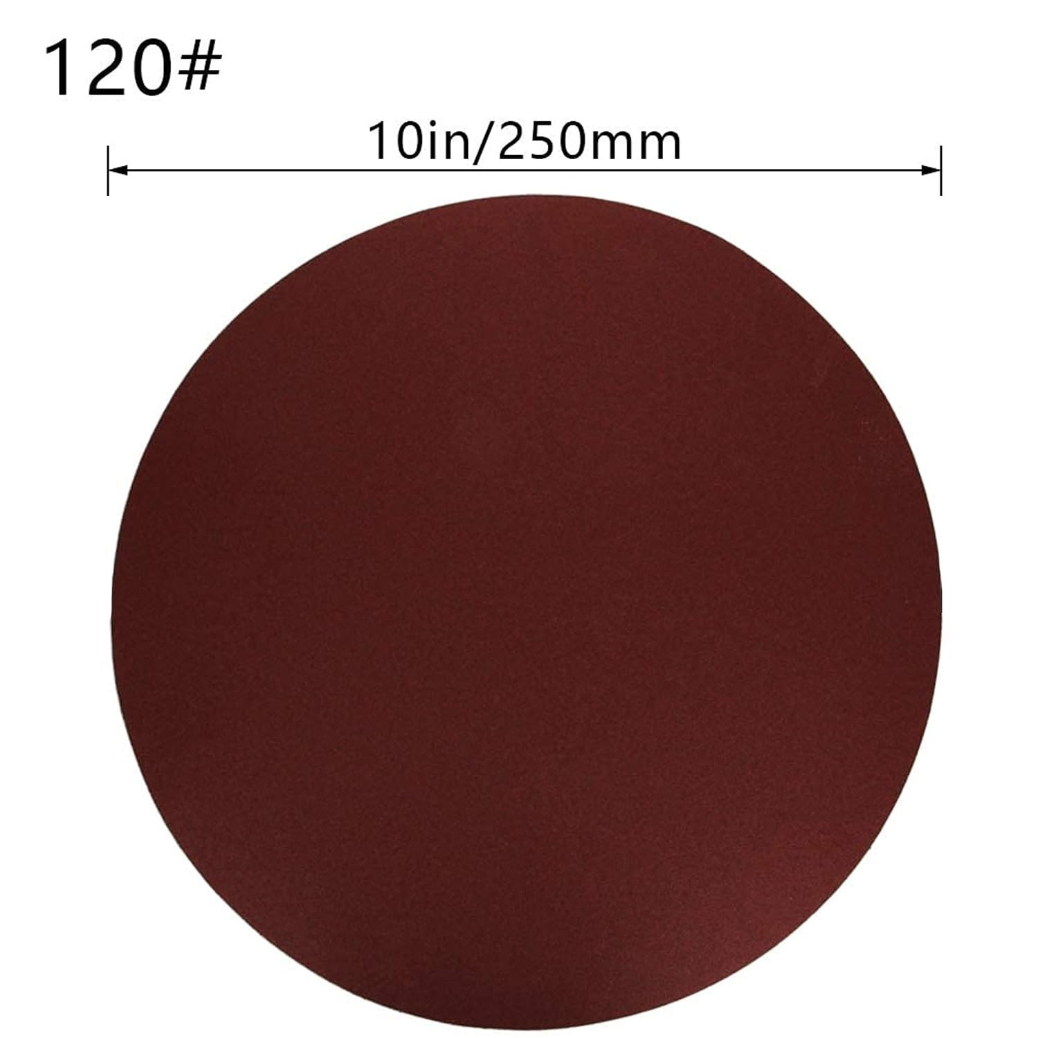 10pcs PSA Sanding Discs, 10inch Self Stick Adhesive Back Aluminum Oxide Sandp…